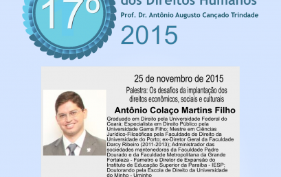 17 Fórum Permanente dos Direitos Humanos (25 de novembro de 2015)